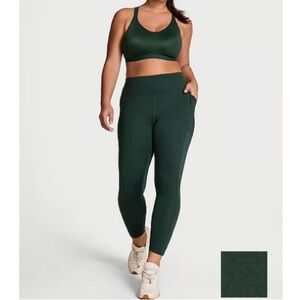 VSX Essential High-Rise Pocket Legging Botanical Green Medium 25” inseam soft
